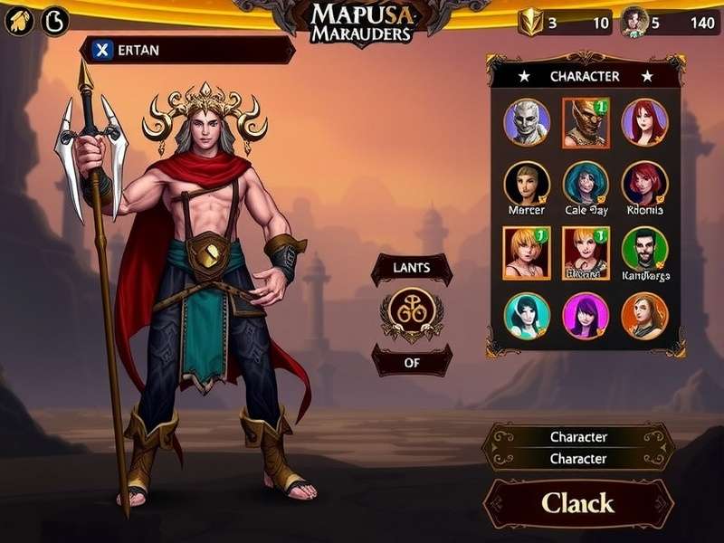 Mapusa Mythic Marauders Character Customization